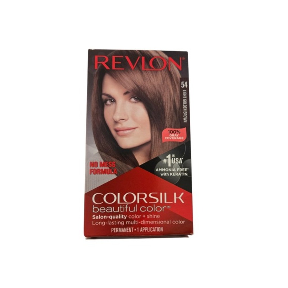 Revlon Colorsilk‎ Beautiful Color #54 Light Golden Brown Permanent Hair Dye